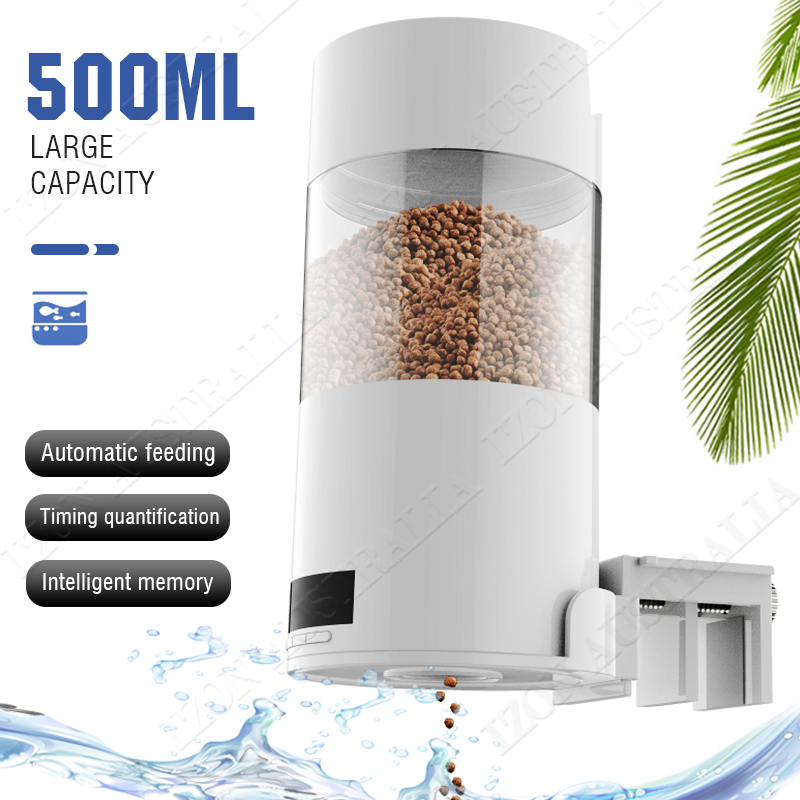 500g Automatic Fish Feeder Timing Feeding Large Capacity Super
