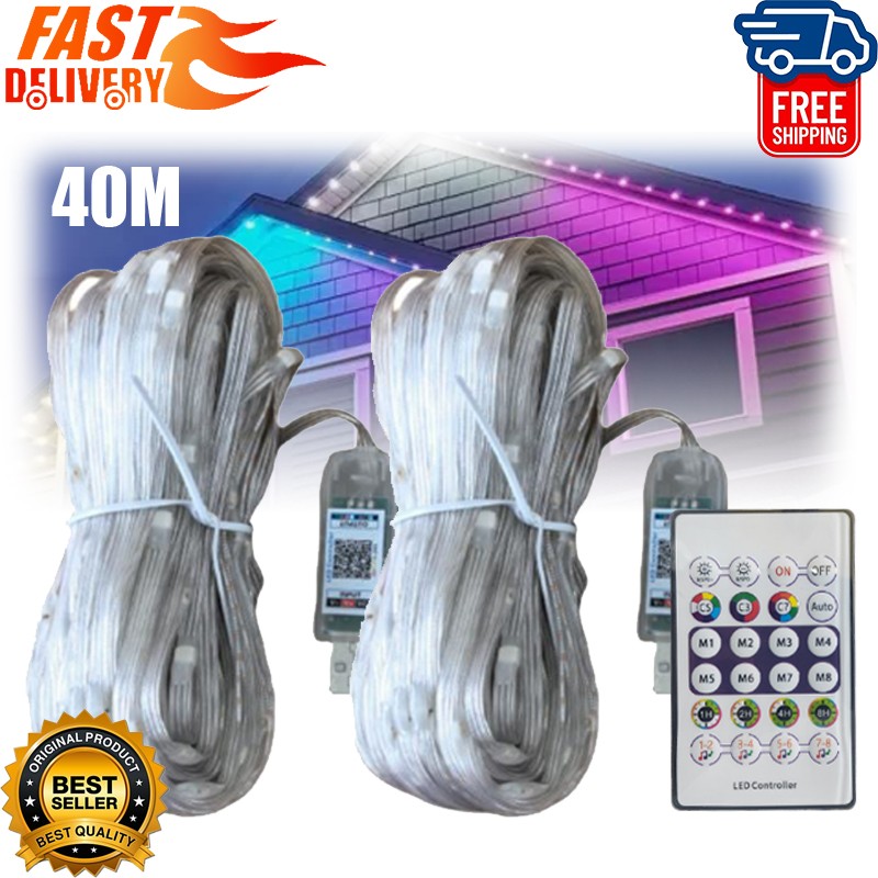 200-400 Smart Rainbow LED Permanent Outdoor Lights USB Bluetooth APP Control Kit - Picture 18 of 18