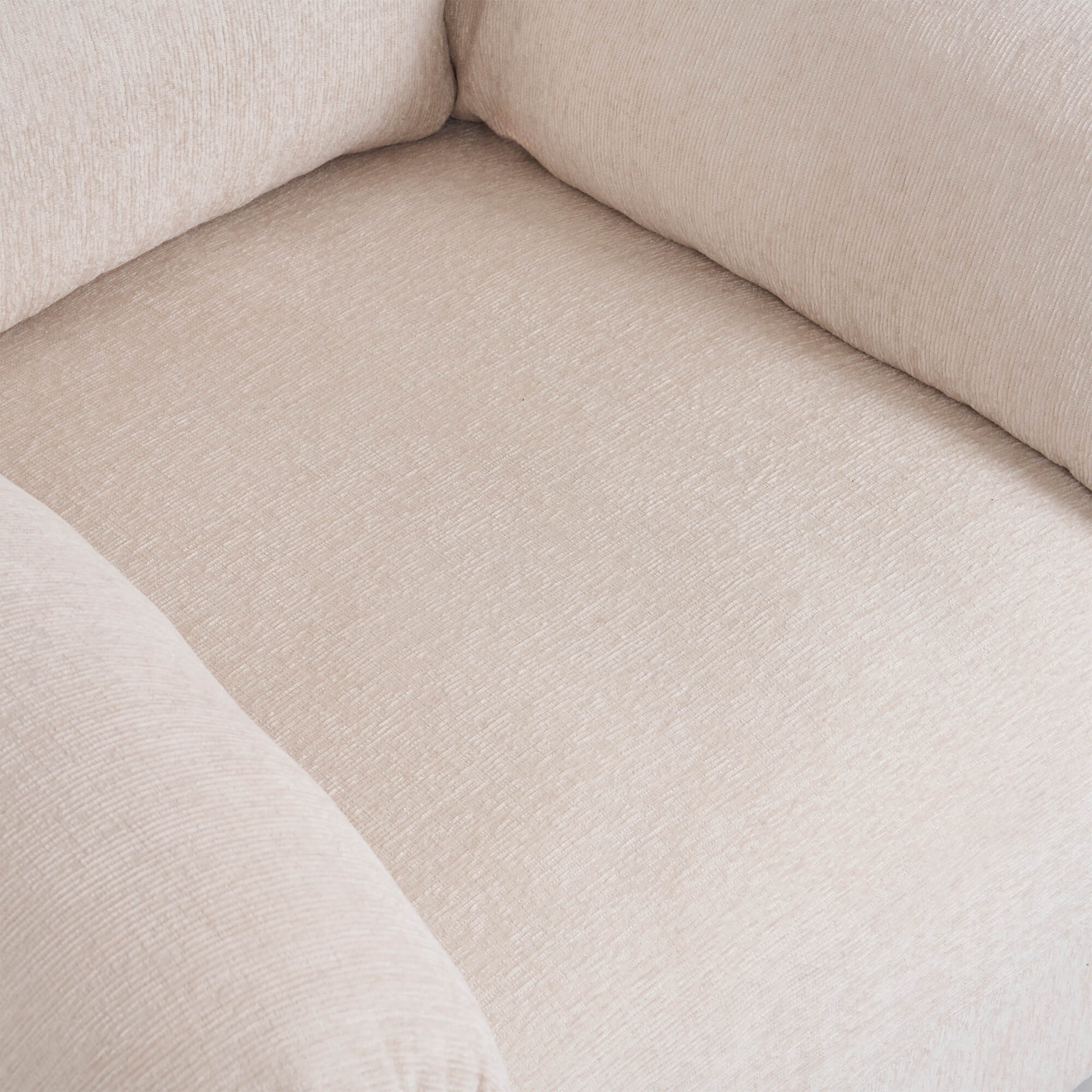 Détail du tissu chenille