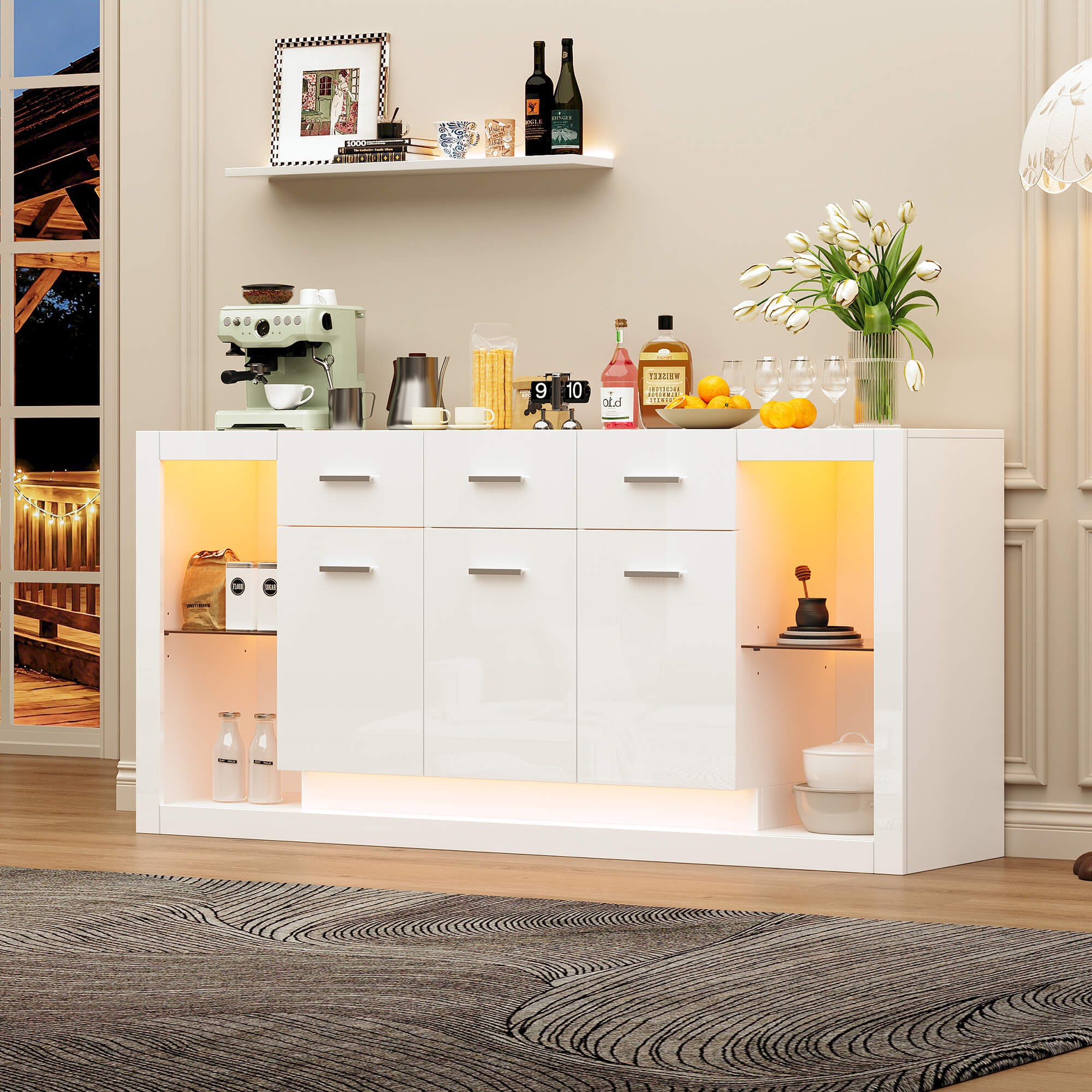 Détails LED et ambiance