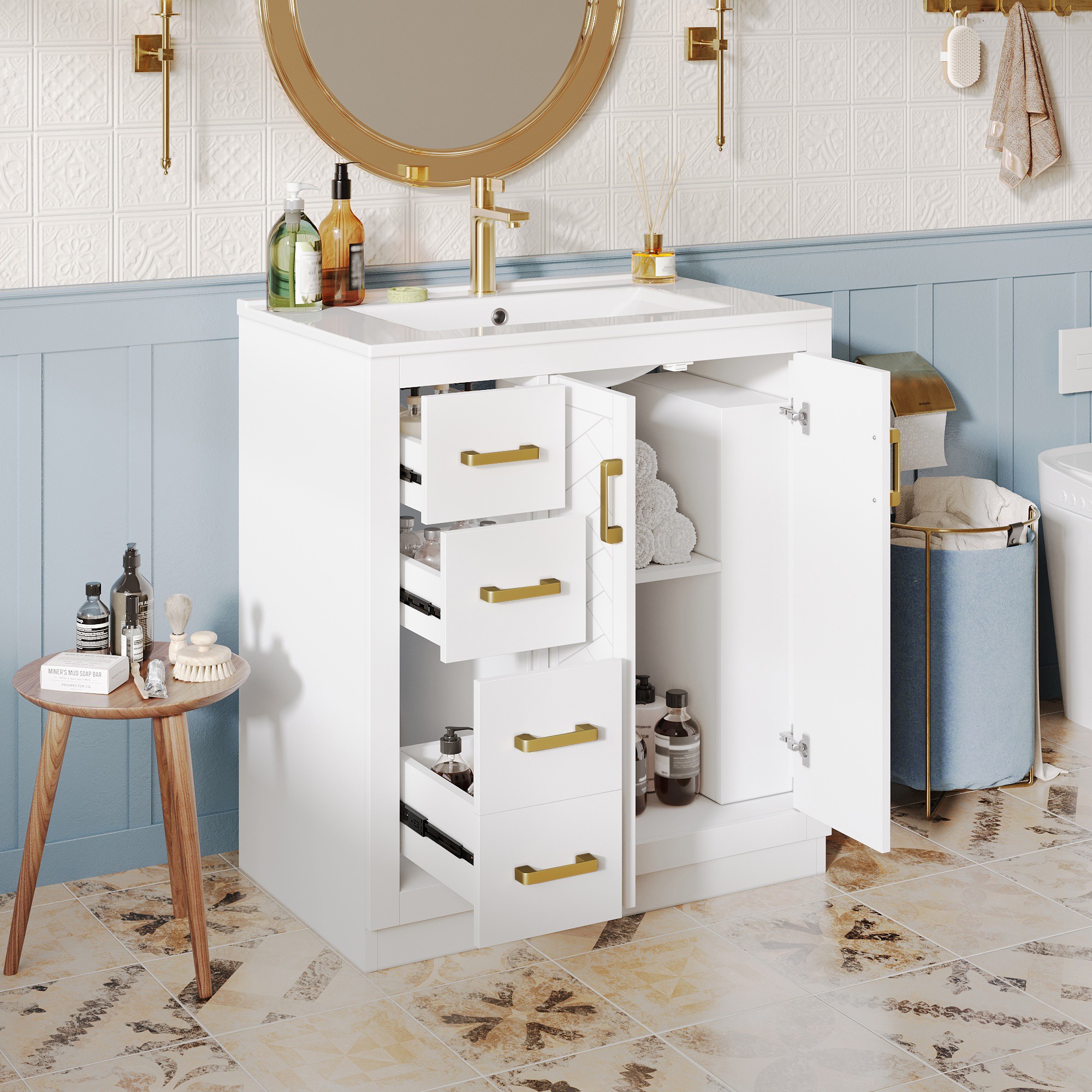 Détails du lavabo