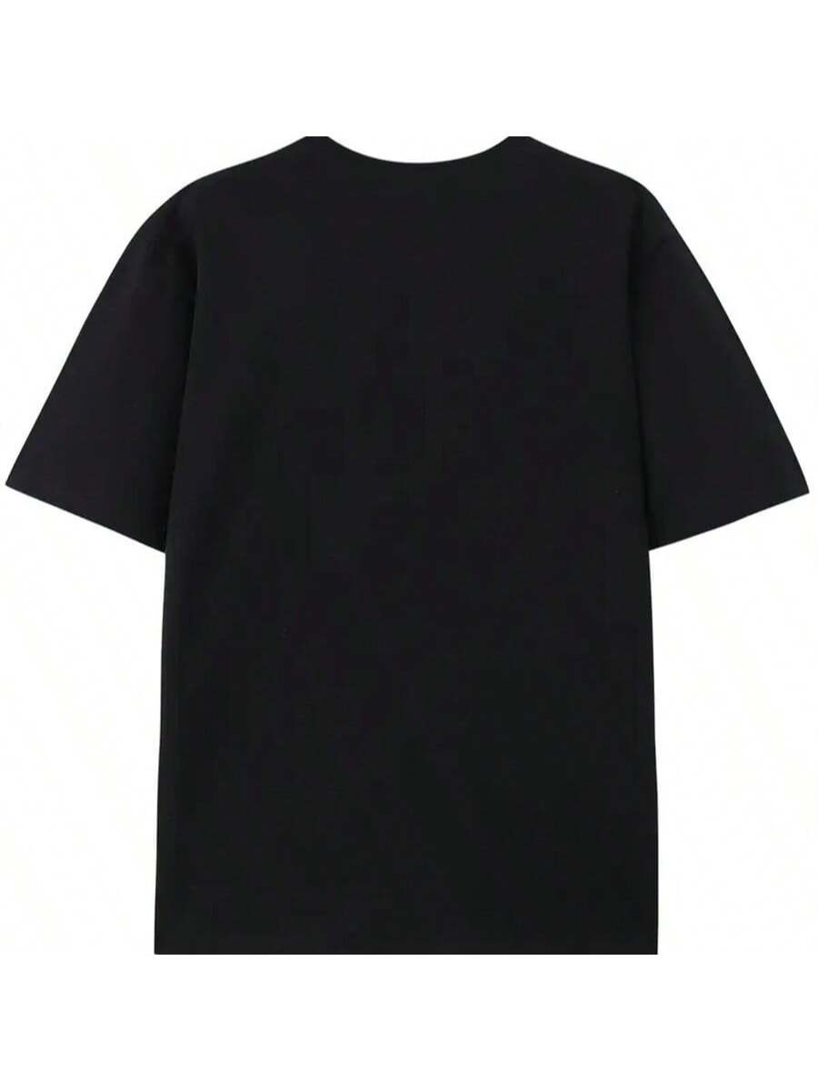 Vintage Graphic T-Shirt Binary Code Pattern Casual Wear For Tech Lovers And Geeks_voghion.com