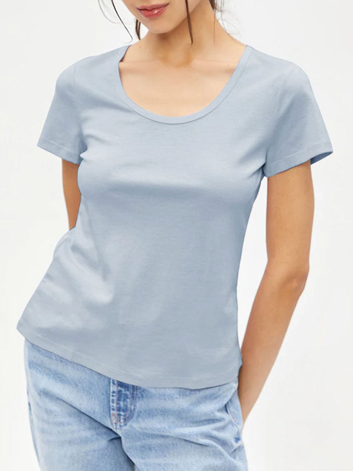 Women's Washable Silk Blend T-Shirt