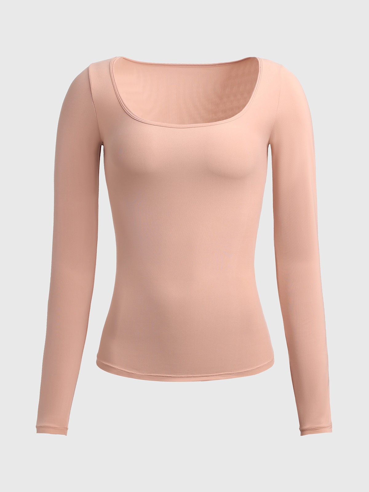 Soft Smoothing Scoop Long Sleeve T-Shirt