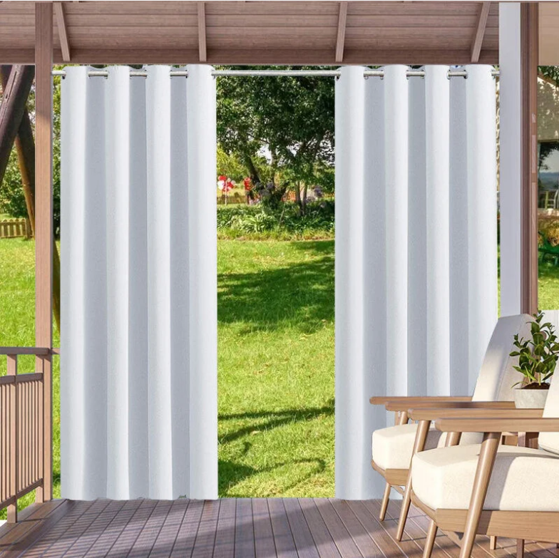1 Panneau Rideau Extérieur Et Intérieur Bloquant Le Soleil Rideaux à Œillets D'Intimité Pour Pergola Porche Pavillon Jardin Pelouse Couloir, 132213Cm, Blanc 11 1 Panneau Rideau Extérieur Et Intérieur Bloquant Le Soleil Rideaux à Œillets D'Intimité Pour Pergola Porche Pavillon Jardin Pelouse Couloir, 132213Cm, Blanc -Atlantic Magasin