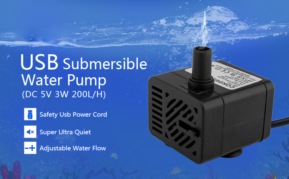 Minibomba sumergible USB