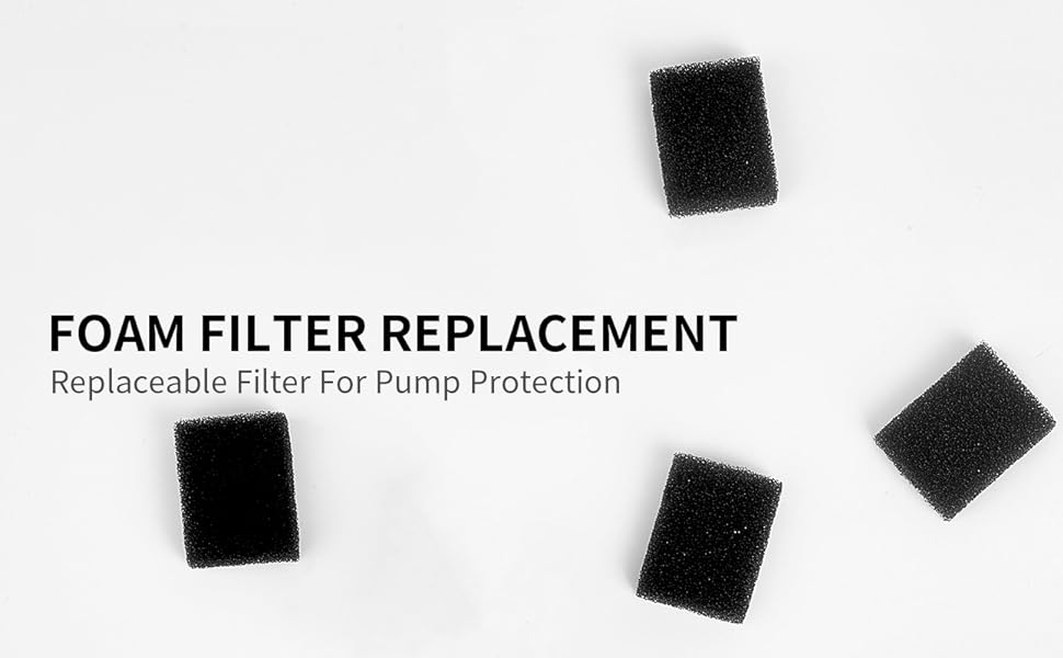 Foam filter for wireless pet kit water pump
