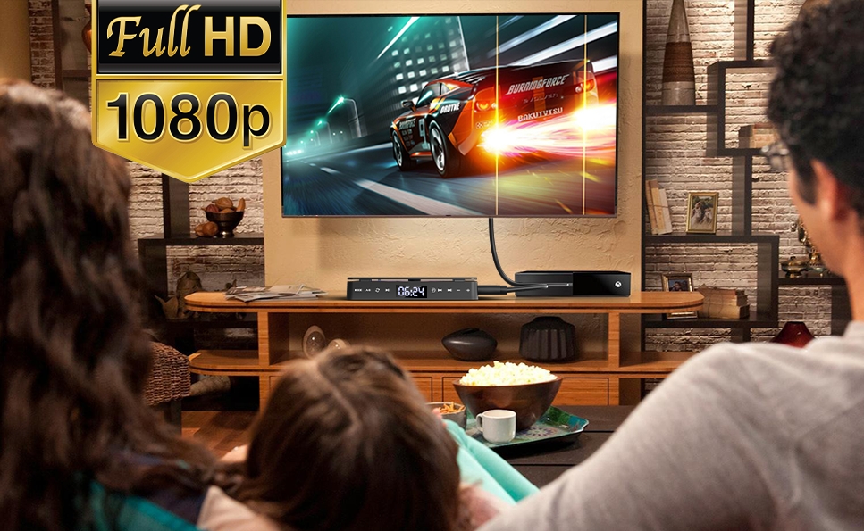 Reproductor de CD y DVD para TV VCD HD 1080P - Bandeja - HDMI AV USB 3.5 mm - details 1