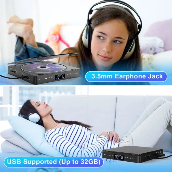 Reproductor de CD y DVD para TV VCD HD 1080P - Bandeja - HDMI AV USB 3.5 mm - details 2