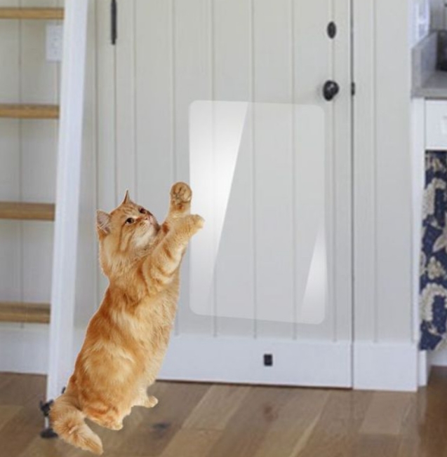 1pcs Protection Canape Chat Anti Griffe Sticker Transparent Autocollant Rouleau De Protection Invisible Protege De Meubles Table (S:15x100cm) MNS 9 width=637