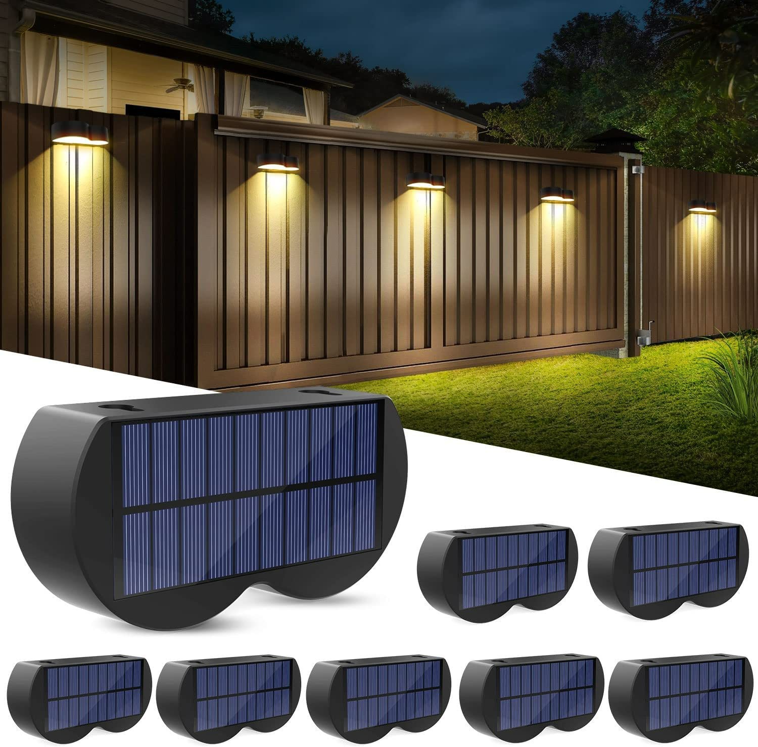 Marca - Lámpara Solar - Modelo - Lámpara de Pared Exterior Valla - Tipo de Producto - Iluminación Decorativa Color - details 11