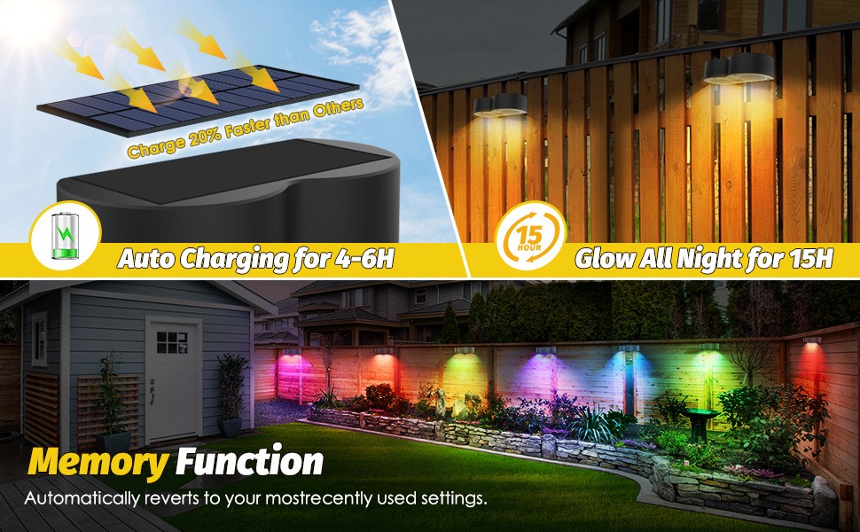 Marca - Lámpara Solar - Modelo - Lámpara de Pared Exterior Valla - Tipo de Producto - Iluminación Decorativa Color - details 7